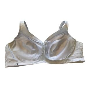 Glamorise MagicLift Active Support Wireless Bra White 1006 Size 48B Womens